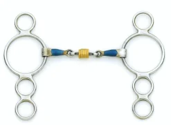 Centaur Roller Disk 3-Ring Gag Bit