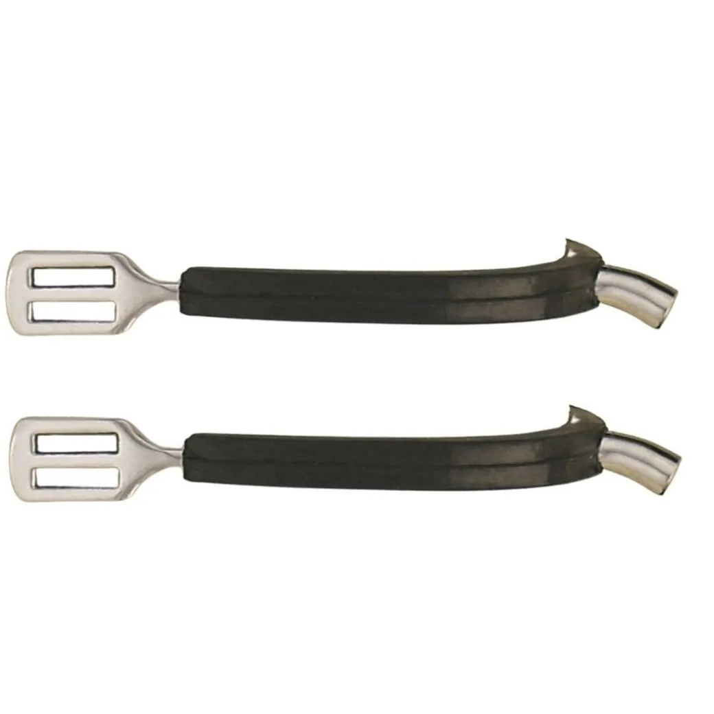 Centaur Rubber Covered Prince of Wales Spurs