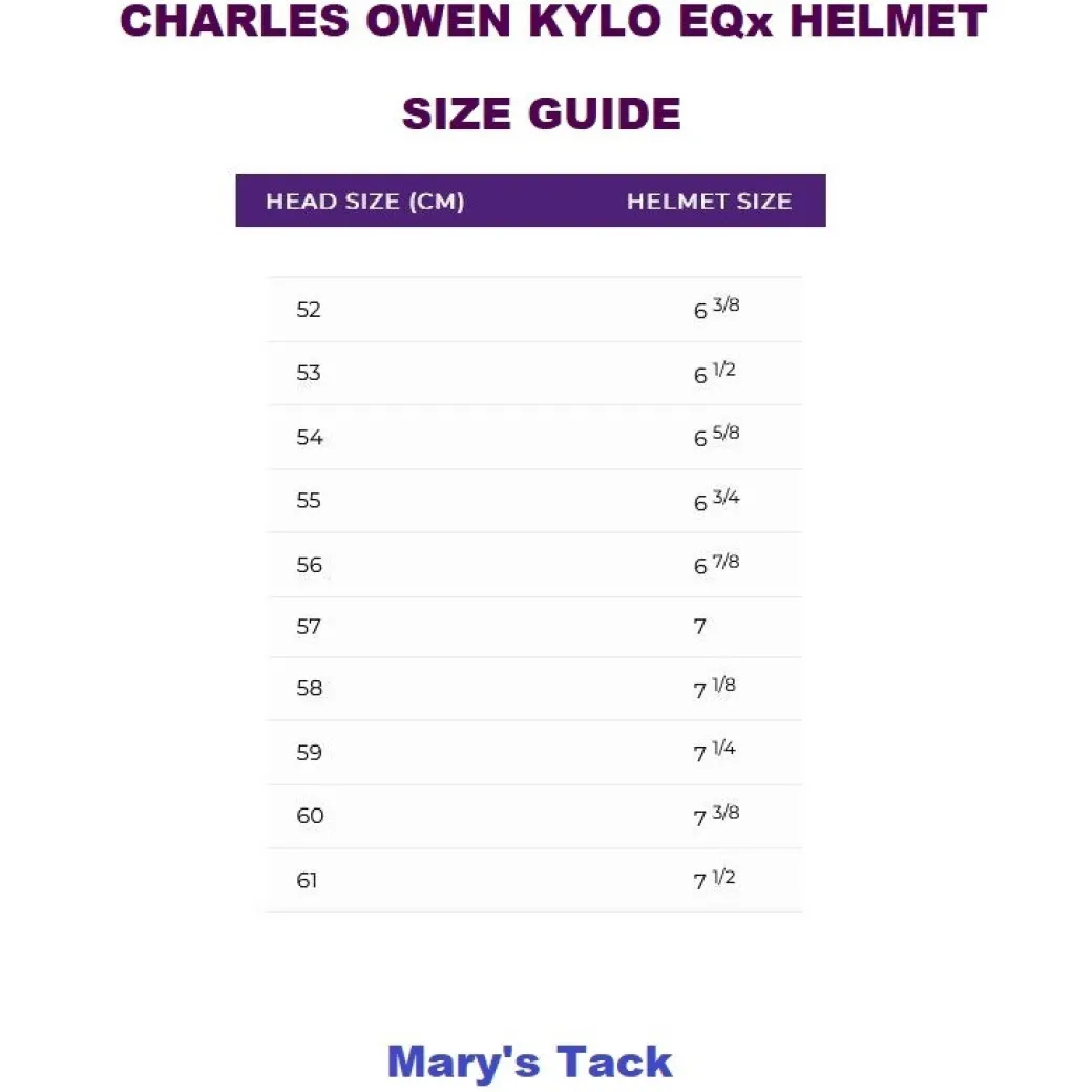 Charles Owen Kylo EQx Helmet Sparkly