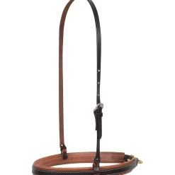 Chocolate Harness Lined Noseband