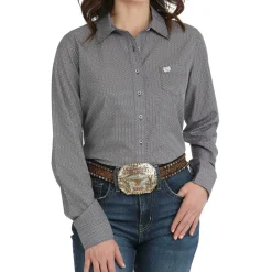 Cinch ArenaFlex Purple Geo LS Shirt