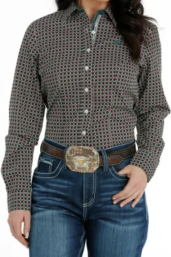 Cinch Medallion Print Performance Shirt