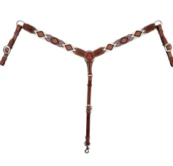 Circle Y Beaded Aztec Infinity Breast Collar