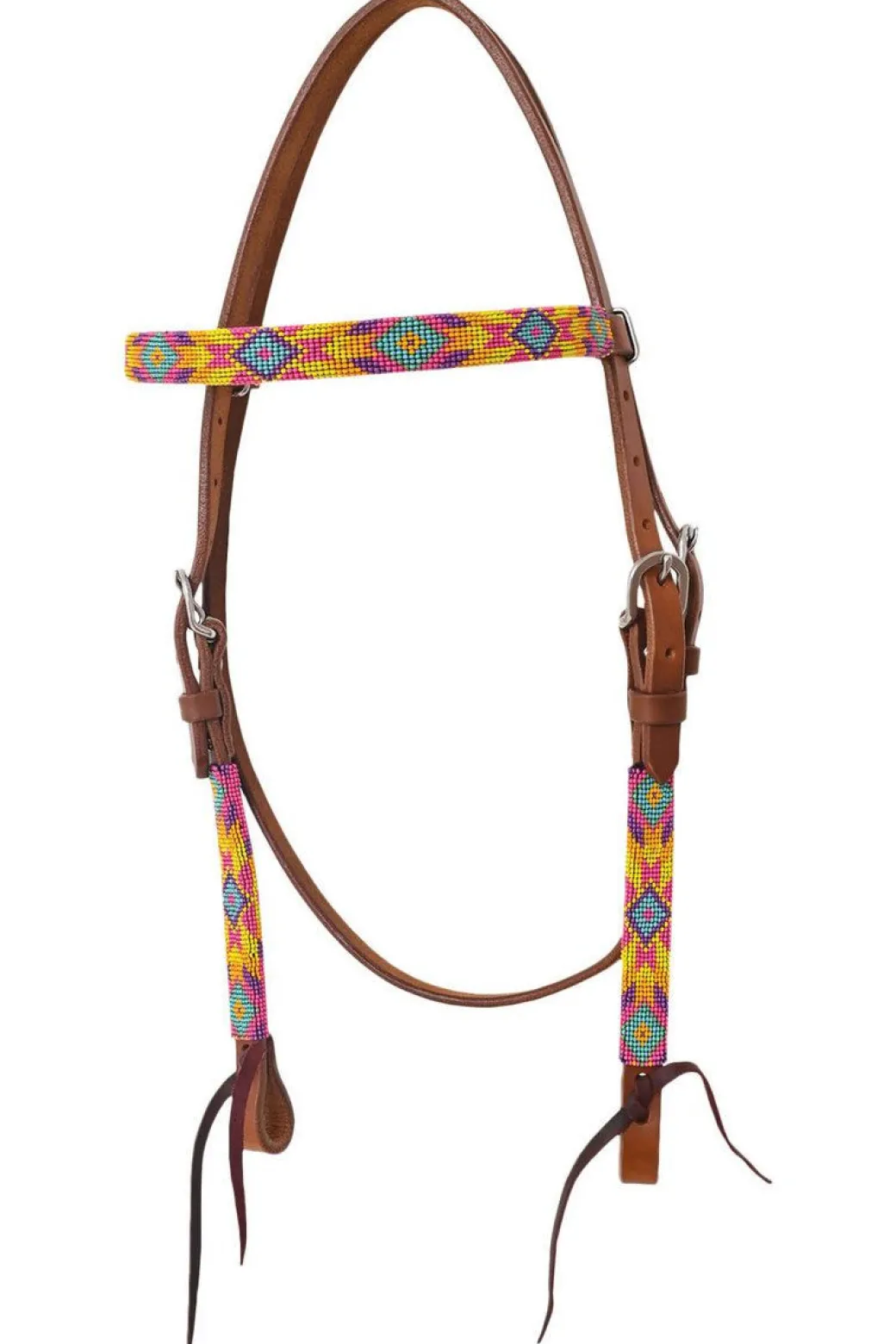 Circle Y Bubblegum Infinity Brow Headstall