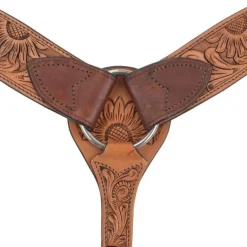Circle Y Copper Sunflower Breast Collar