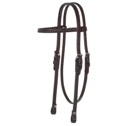 Circle Y Headstall with Shell Tooling