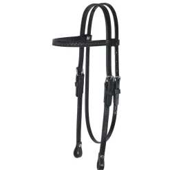 Circle Y Headstall with Shell Tooling