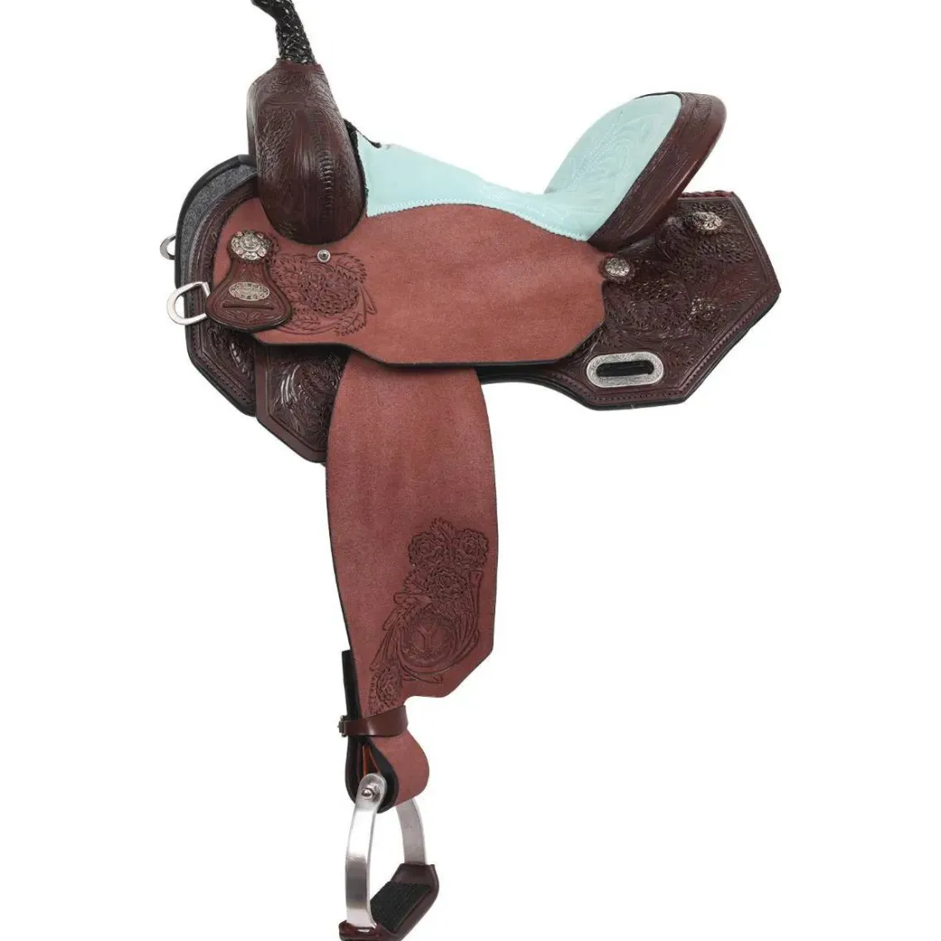 Circle Y Sarah Rose Briar Rose Barrel Saddle 1405