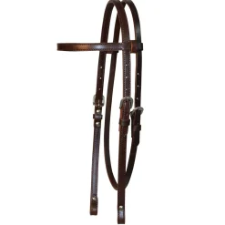 Circle Y Stitched Basic Brow Headstall