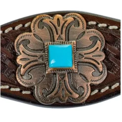 Circle Y Turquoise Round Up Wither Strap