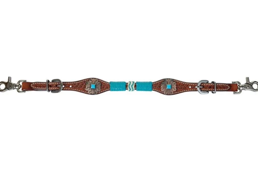 Circle Y Turquoise Round Up Wither Strap