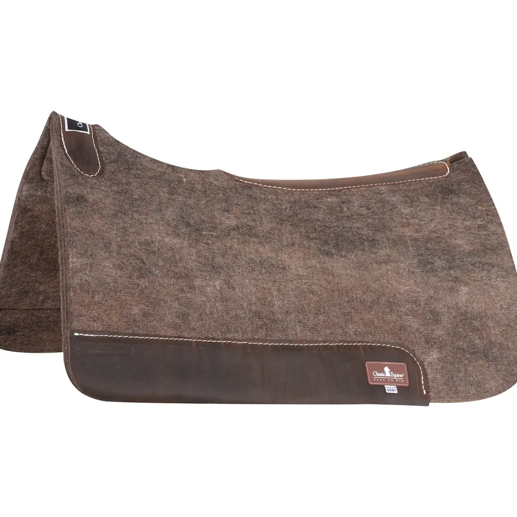Classic Equine Alpaca Felt Saddle Pad 3/4"