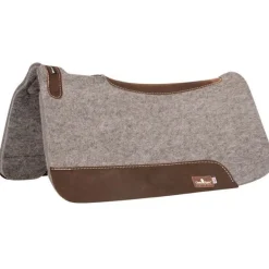 Classic Equine Wool Felt Pad with Leathers 3/4"