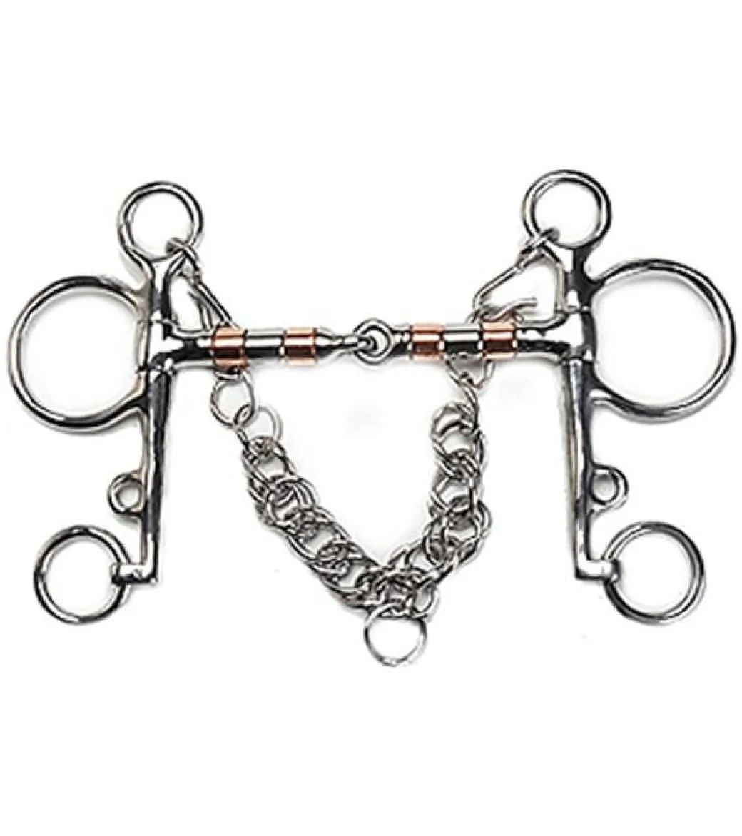 Copper Roller Snaffle Pelham