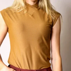 Criniere Kai Cap Sleeve Shirt