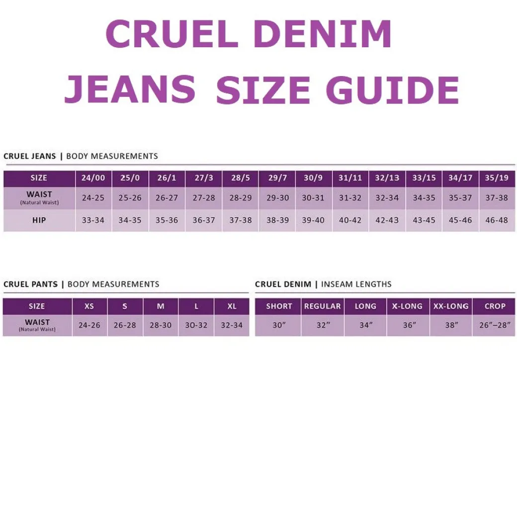 Cruel Denim Quinn Bareback Black Jeans