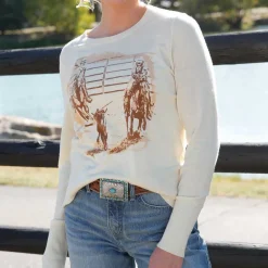 Cruel Denim Roper Graphic Lightweight Sweater