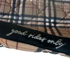 Dapplebay Holiday Plaid Dressage Saddle Pad