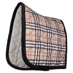 Dapplebay Holiday Plaid Dressage Saddle Pad
