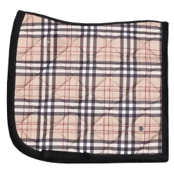 Dapplebay Holiday Plaid Dressage Saddle Pad