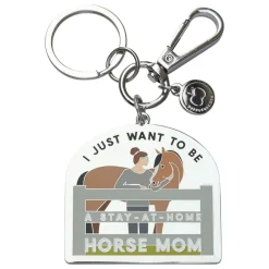 Dapplebay Horse Mom Keychain