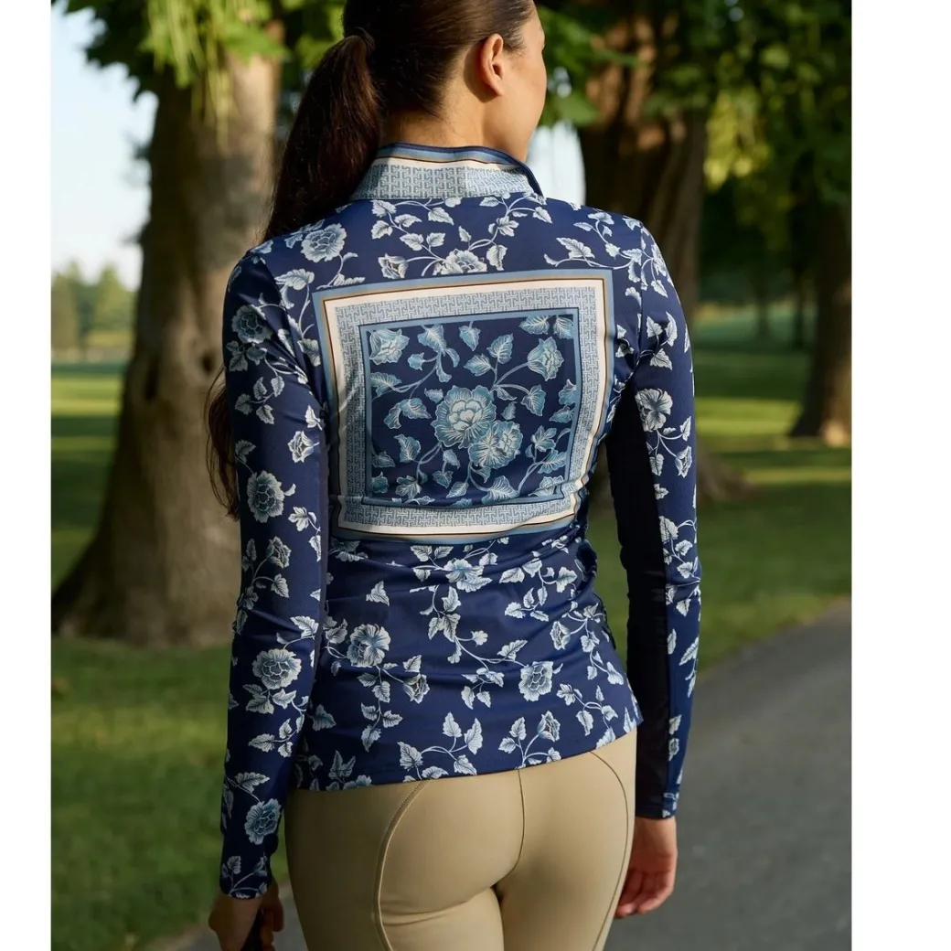 70 Degrees Ginger Jar Bright Navy Sun Shirt