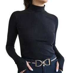 70 Degrees Rib Mock Neck Shirt