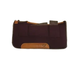 Diamond Wool Contoured Relief Western Saddle Pad
