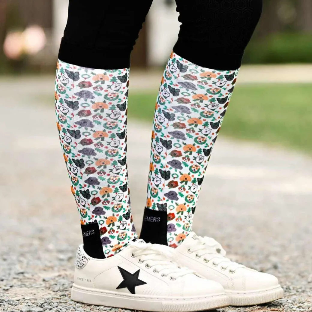 Dreamers & Schemers Youth Boot Socks Holiday 25