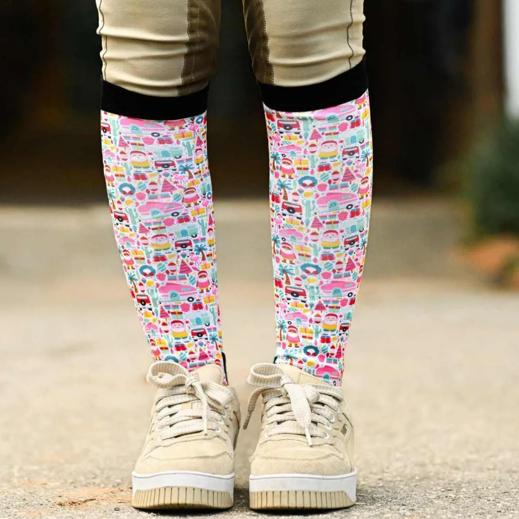 Dreamers & Schemers Youth Boot Socks Holiday 25