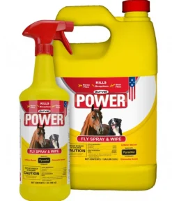 Durvet POWER Fly Spray & Wipe