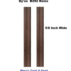 Dy'on Fancy Stitch Rubber Reins
