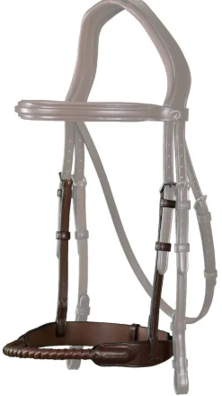 Dy'on Leather Covered Rope Noseband