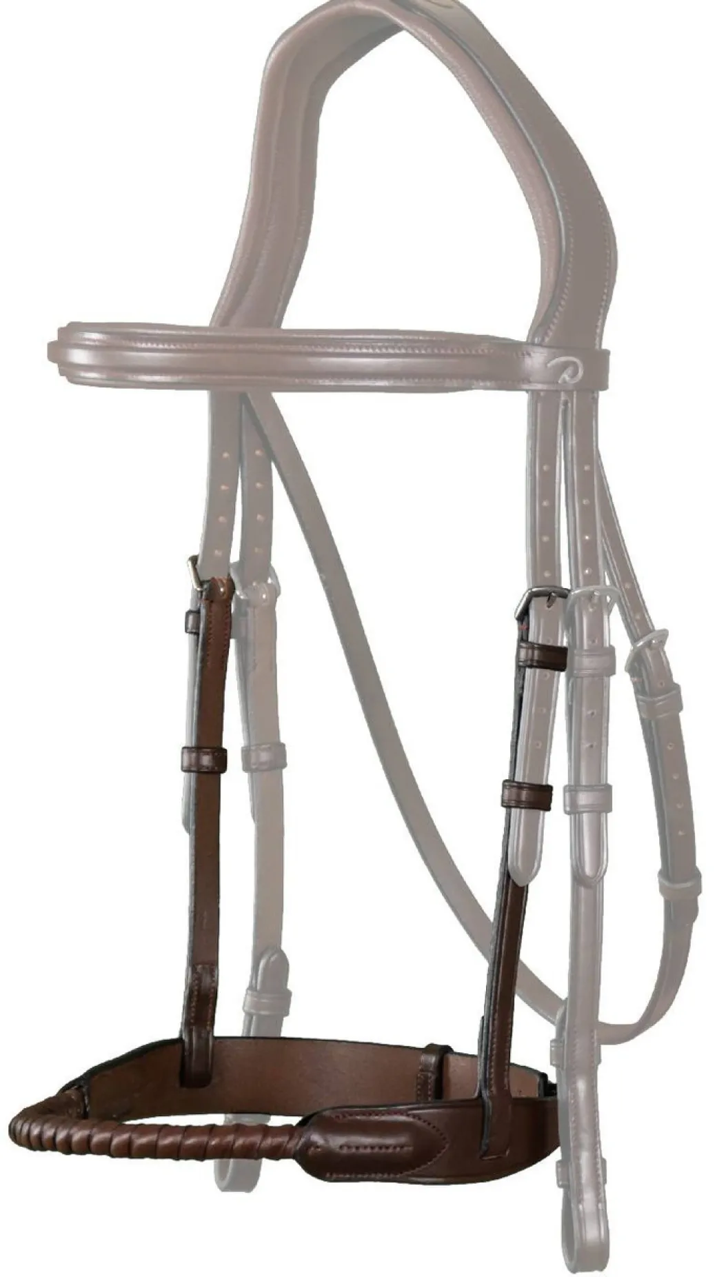 Dy'on Leather Covered Rope Noseband
