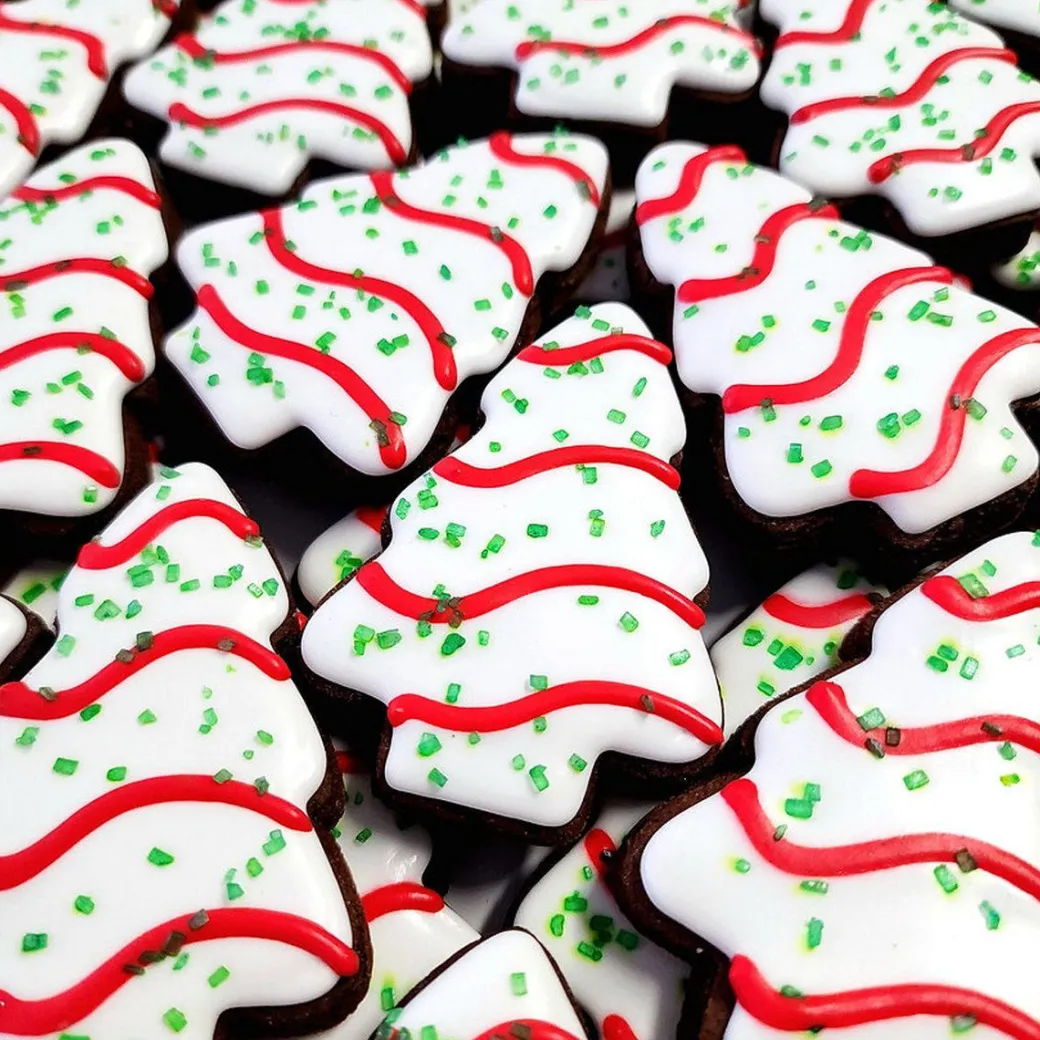 EQC Classic Christmas Tree Horse Cookies