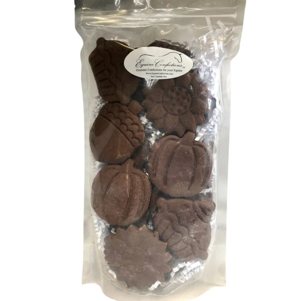 EQC Low Sugar Fall Crackers Horse Cookies