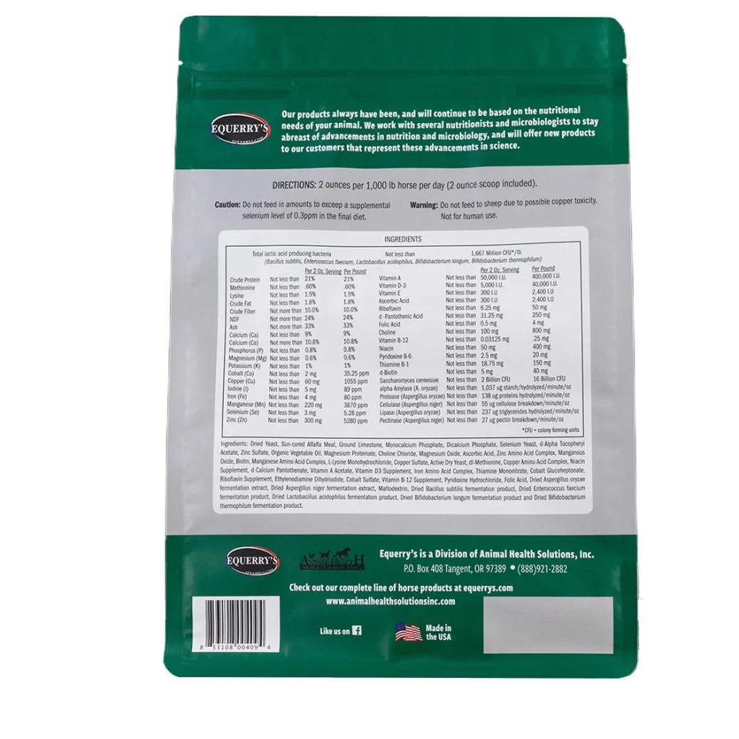 Equerry's Plus Meal Form