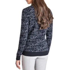 Equiline Engre Jacquard V-Neck Sweater