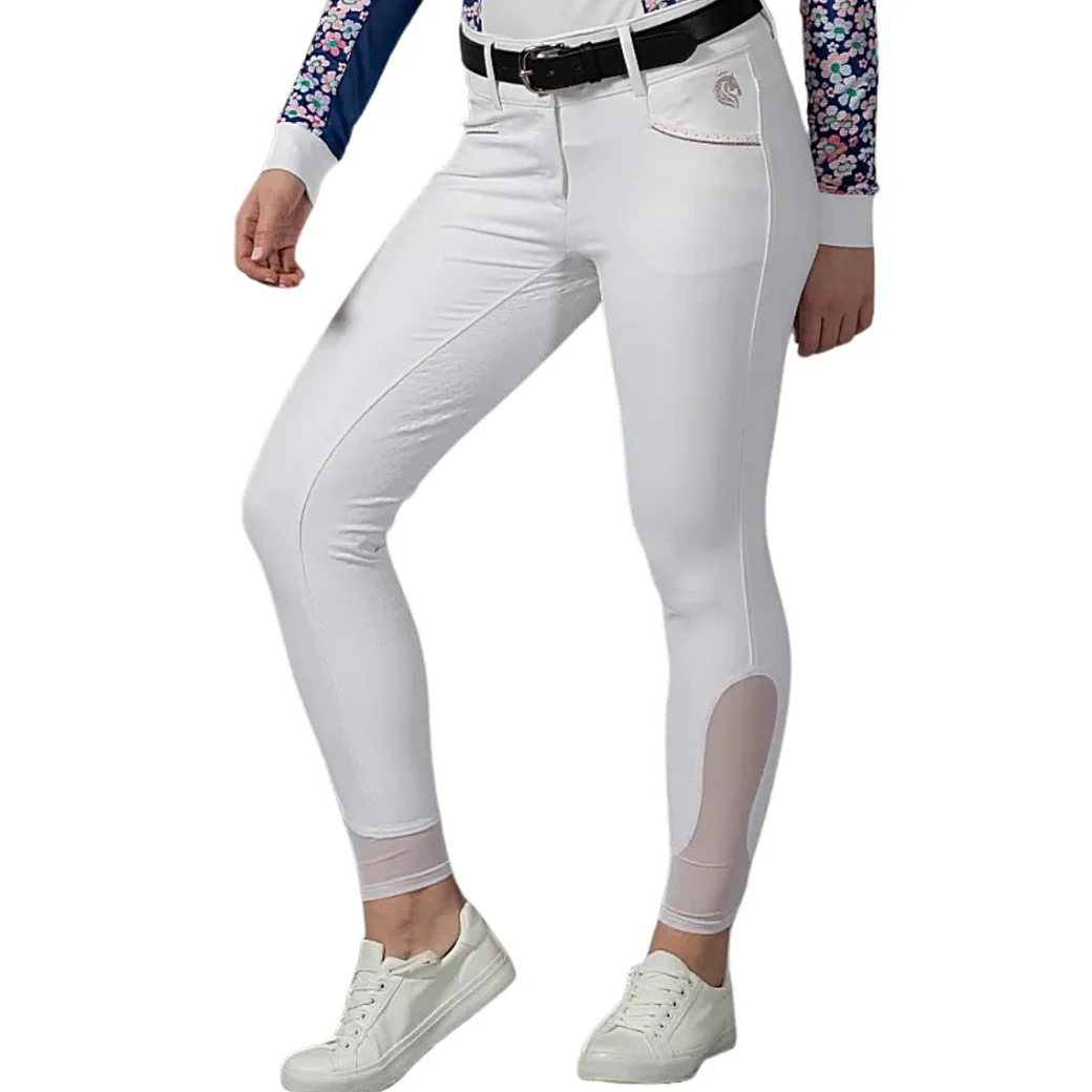 Equinavia Victoria FS Breeches | White/Pearl
