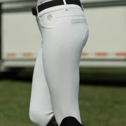 Equinavia Victoria KP Breeches | White/Pearl