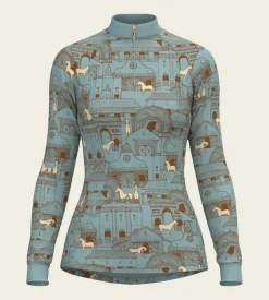 Espoir Horse Town Quarter Zip Sun Shirt