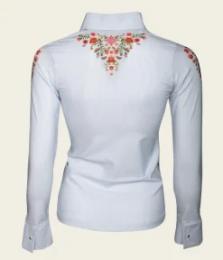 Espoir Joie Floral Stripe Shirt