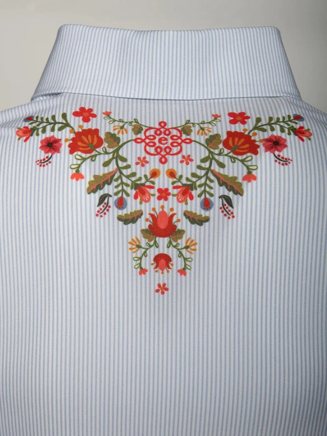 Espoir Joie Floral Stripe Shirt