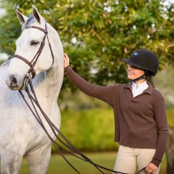 Euphoric Waffle Knit Long Sleeve Polo
