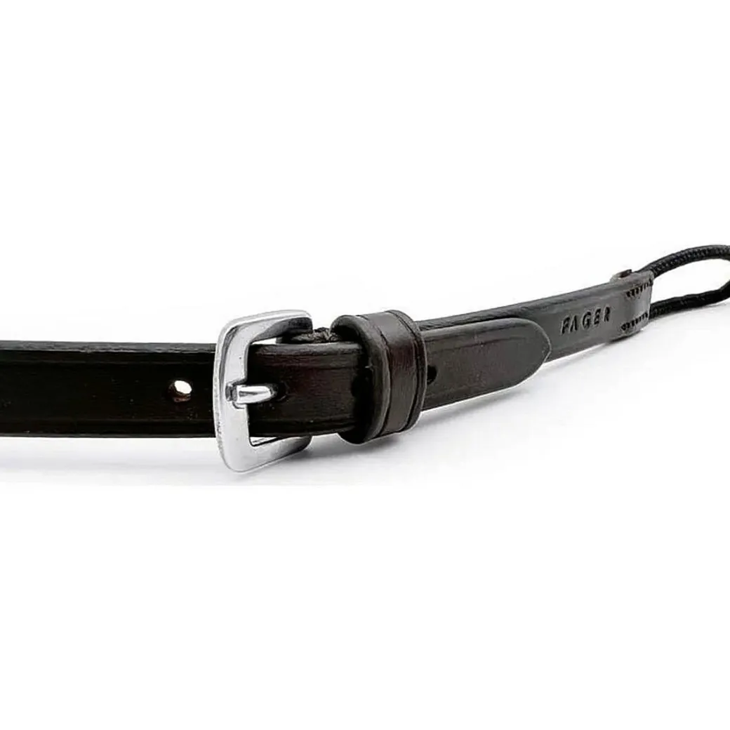 Fager Leather Curb Strap