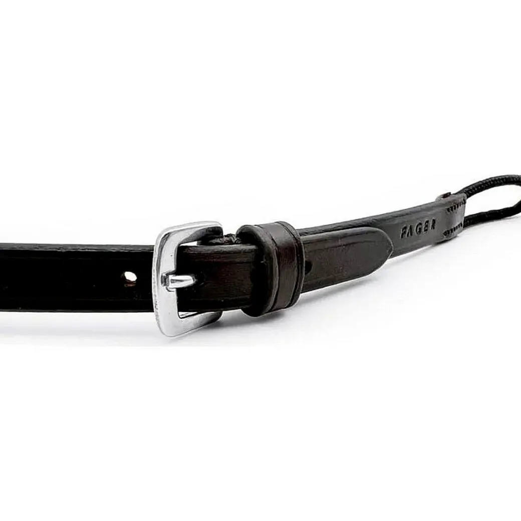 Fager Leather Curb Strap