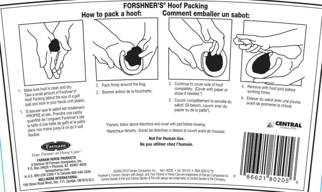 Forshner's Hoof Packing