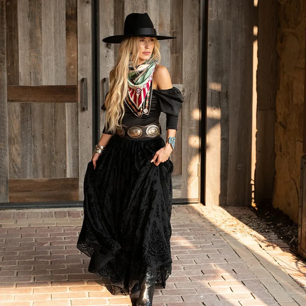 Fringe Scarves Long Trot Silk Wild Rag