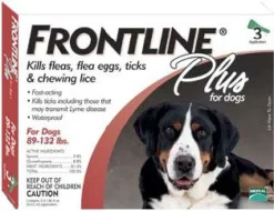 Frontline Plus For Dogs 89-132 lbs