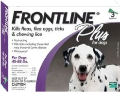 Frontline Plus For Dogs 45-88 lbs